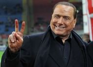 MILAN, ITALY - MARCH 20:  AC Milan president Silvio Berlusconi gestures before the Serie A match between AC Milan and SS Lazio at Stadio Giuseppe Meazza on March 20, 2016 in Milan, Italy.  (Photo by Marco Luzzani/Getty Images)